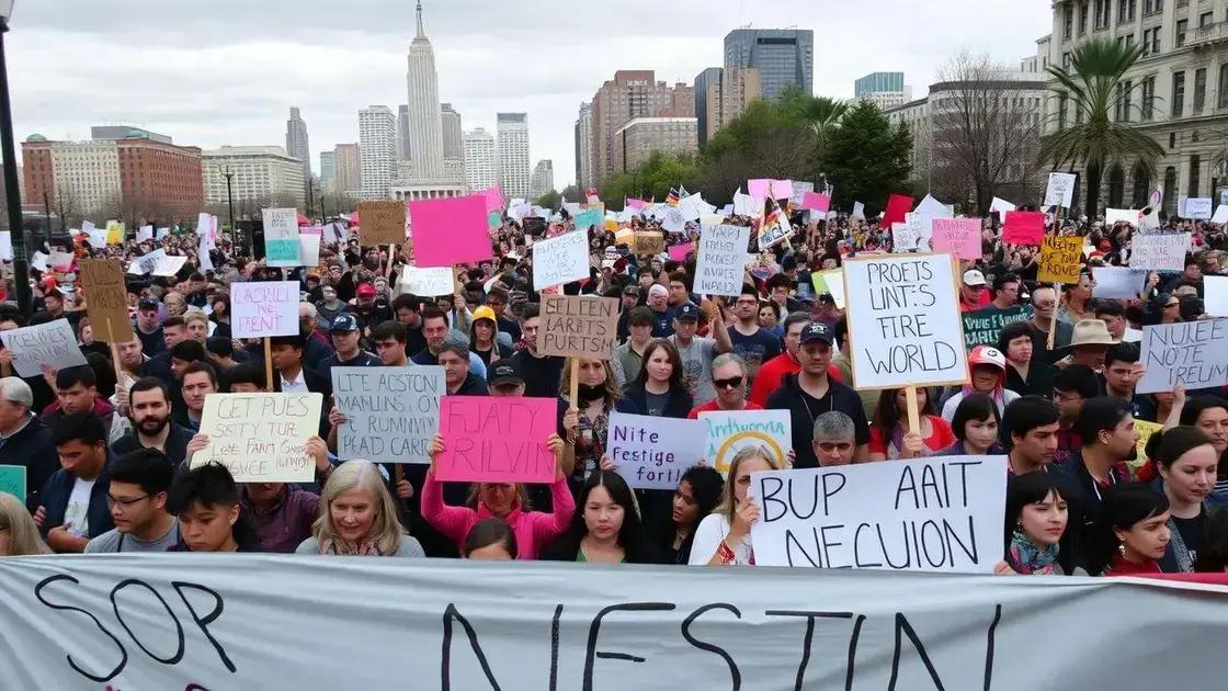 Protesters rally in opposition to Trump-era regulations
