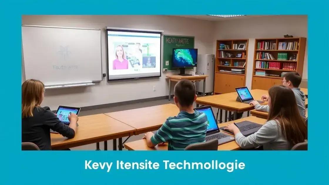 Key technologies driving change in education