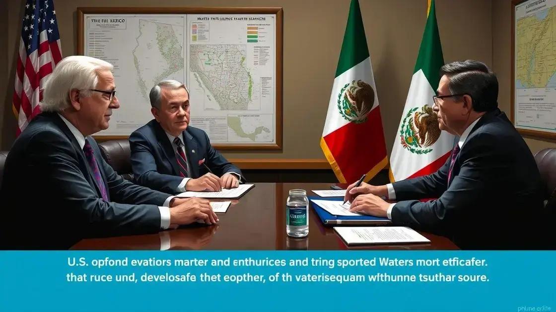 Trump escalates tariff threats in ongoing Mexico water dispute