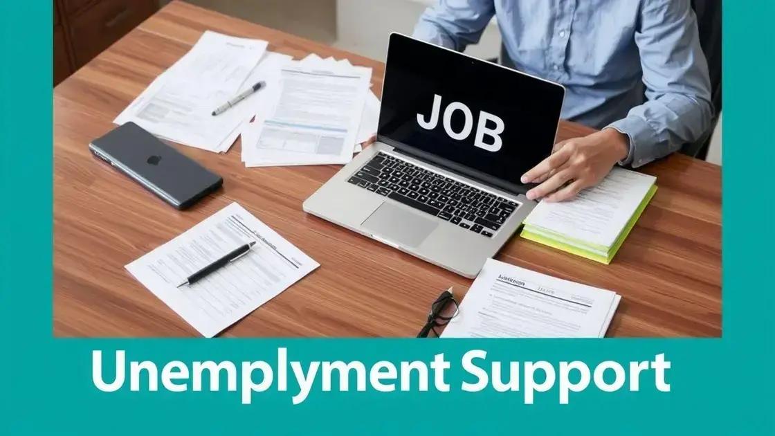 Updates on unemployment support