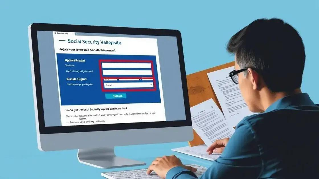 Step-by-step guide to making updates online
