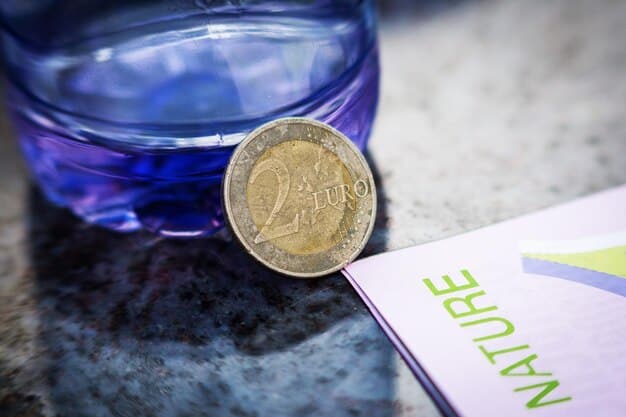A close-up shot of a Colombian peso coin resting on a newspaper with headlines about retirement and financial planning, highlighting the focus on saving for the future and the local currency used.