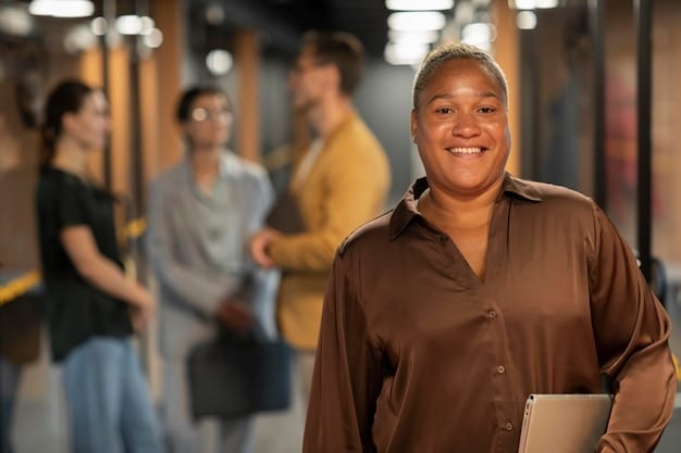 A diverse group of Colombians of varying ages and backgrounds, some working in informal sectors (like street vendors, artisans, or farmers), smiling and looking hopeful, representing the target demographic of the BEPS program.