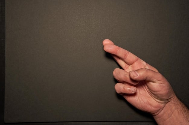 A close-up of a hand pointing to a document with the title 