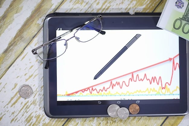 A graph showing the power of compound interest over time, with an upward trending line, showing savings growth with regular contributions.
