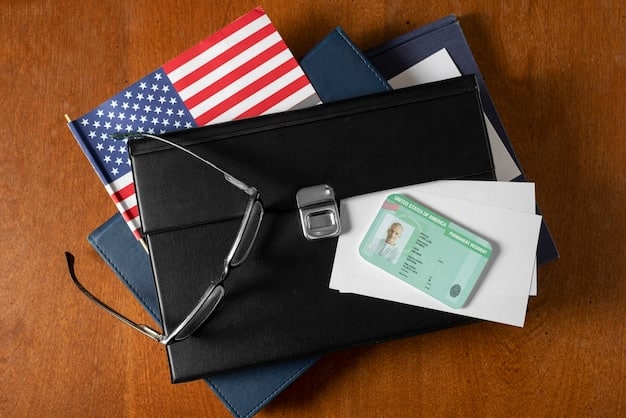 A close-up of various documents laid out on a table, including a passport, bank statements, and a loan application form.